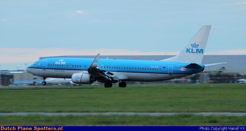PH-BXL Boeing 737-800 KLM Royal Dutch Airlines by HansFXX