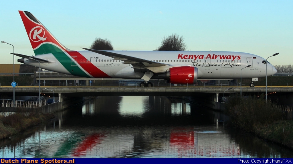 5Y-KZC Boeing 787-8 Dreamliner Kenya Airways by HansFXX