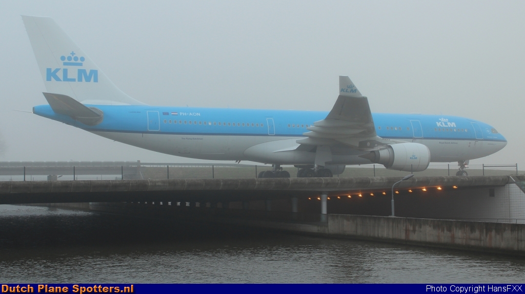 PH-AON Airbus A330-200 KLM Royal Dutch Airlines by HansFXX