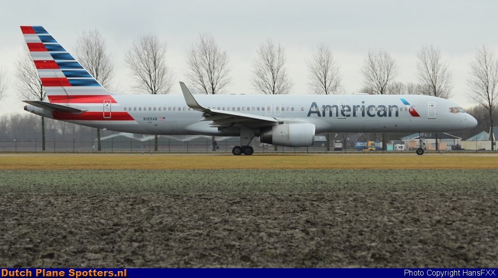 N189AN Boeing 757-200 American Airlines by HansFXX