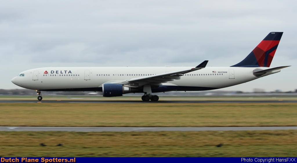 N825NW Airbus A330-300 Delta Airlines by HansFXX