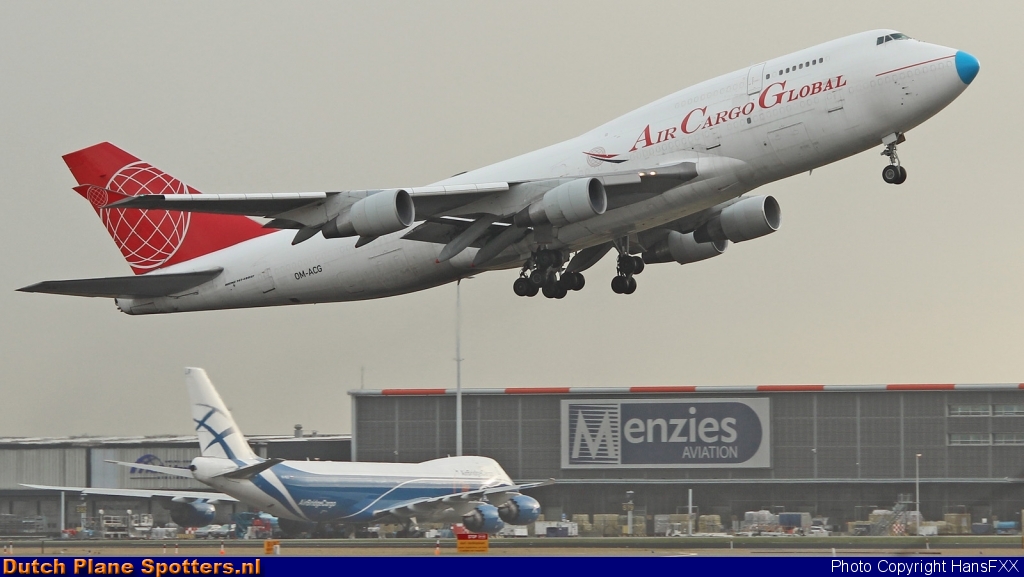 OM-ACG Boeing 747-400 Air Cargo Global by HansFXX