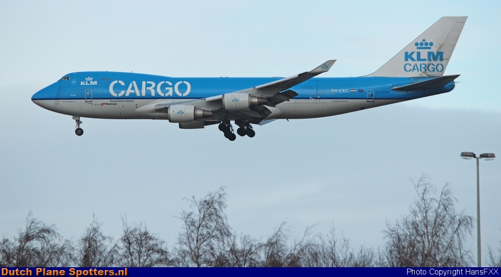 PH-CKC Boeing 747-400 KLM Cargo by HansFXX