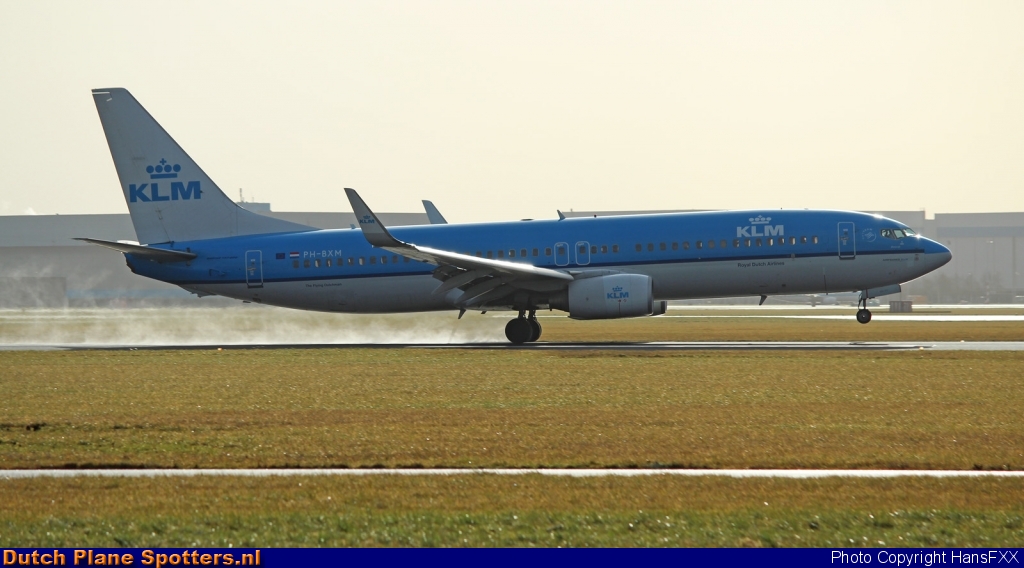 PH-BXM Boeing 737-800 KLM Royal Dutch Airlines by HansFXX