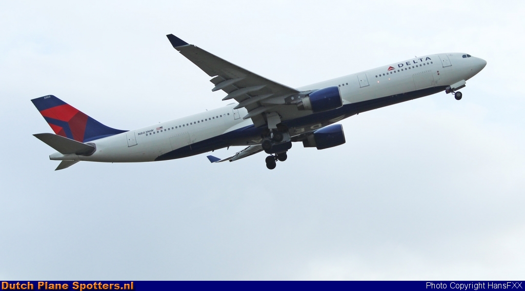 N803NW Airbus A330-300 Delta Airlines by HansFXX