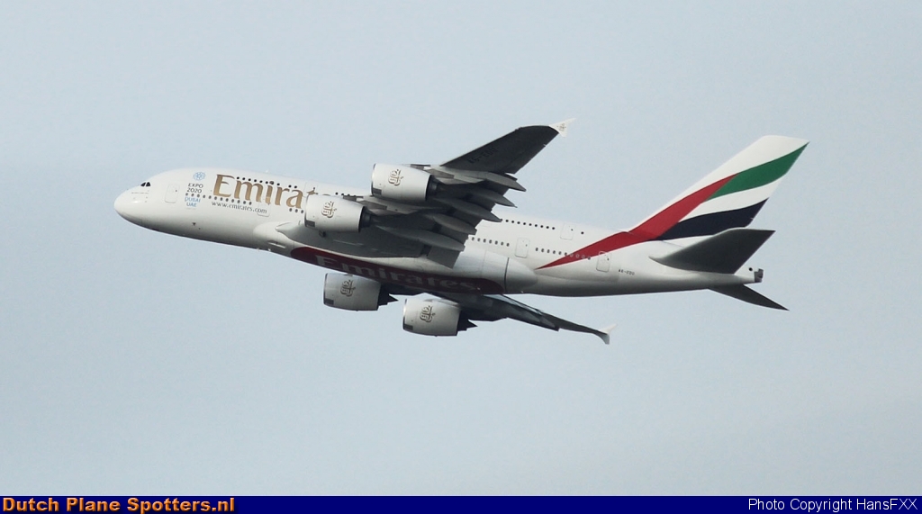 A6-EDU Airbus A380-800 Emirates by HansFXX