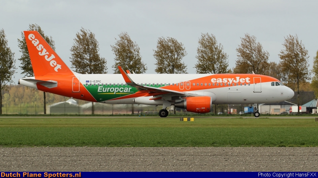 G-EZPC Airbus A320 easyJet by HansFXX