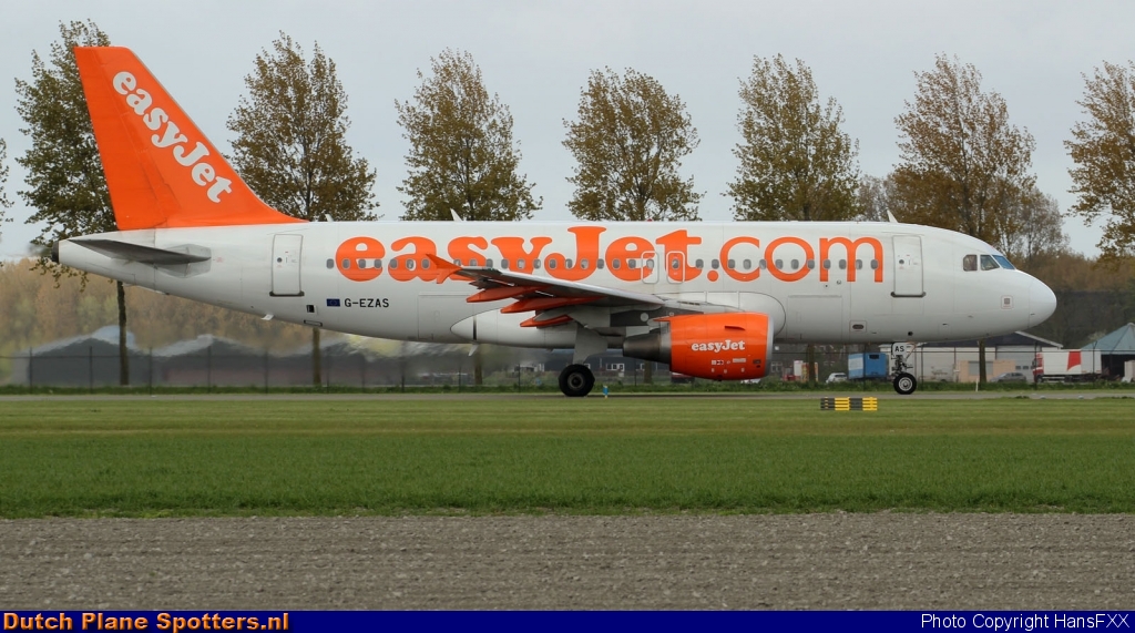 G-EZAS Airbus A319 easyJet by HansFXX