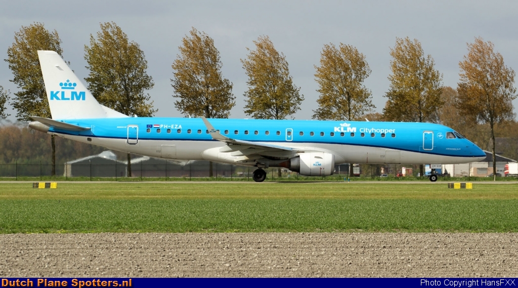 PH-EZA Embraer 190 KLM Cityhopper by HansFXX