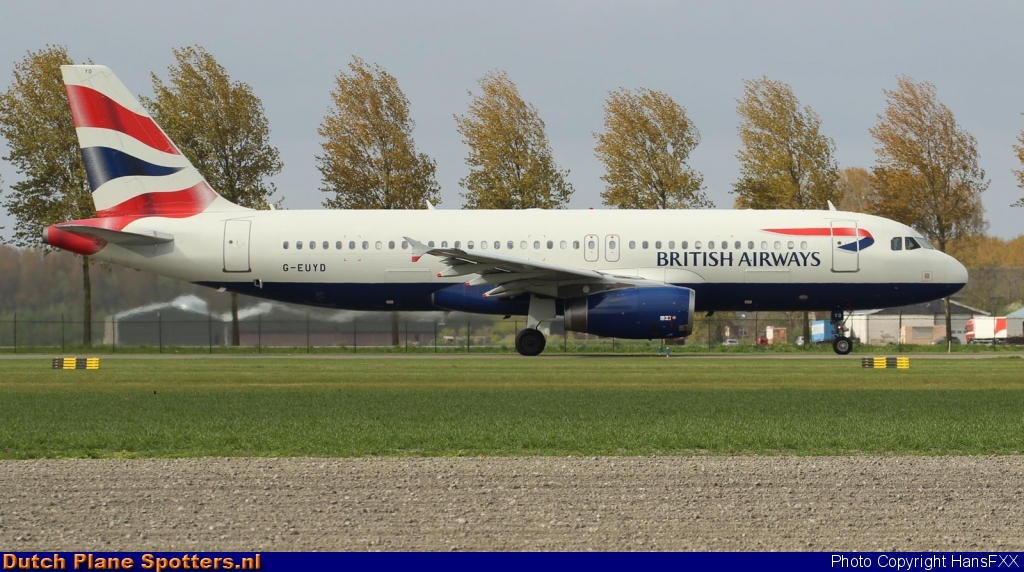 G-EUYD Airbus A320 British Airways by HansFXX