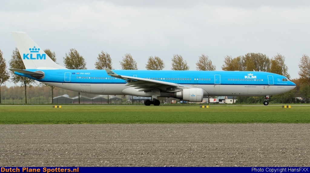 PH-AKD Airbus A330-300 KLM Royal Dutch Airlines by HansFXX