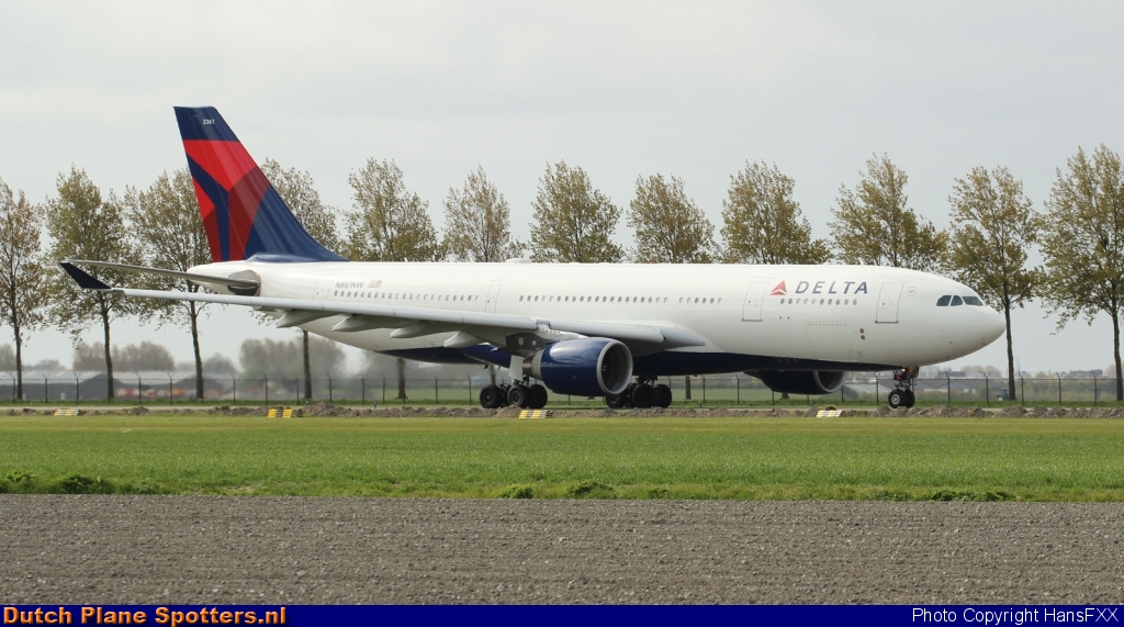 N861NW Airbus A330-200 Delta Airlines by HansFXX