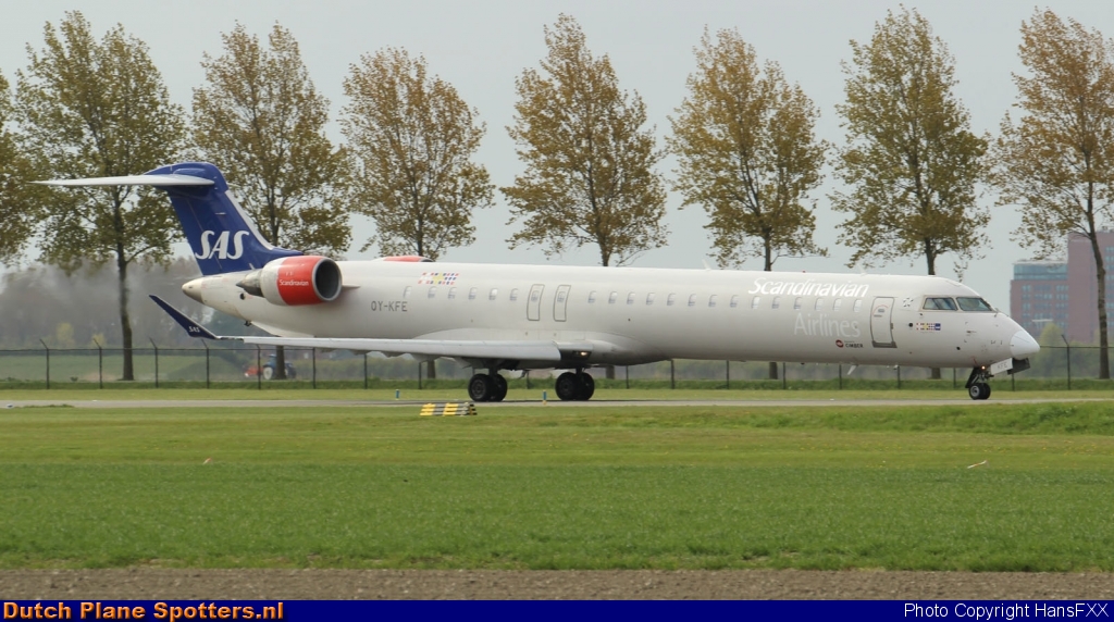 OY-KFE Bombardier Canadair CRJ900 Cimber A/S (SAS Scandinavian Airlines) by HansFXX