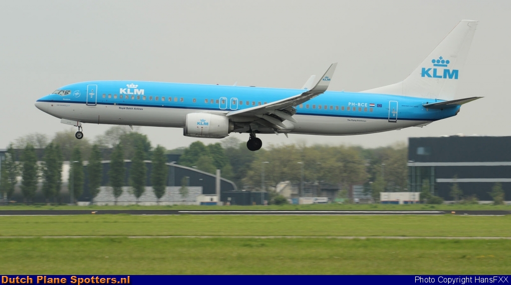 PH-BCE Boeing 737-800 KLM Royal Dutch Airlines by HansFXX