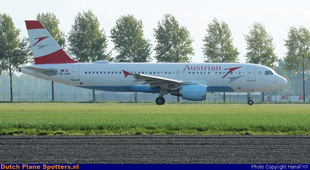 OE-LBR Airbus A320 Austrian Airlines by HansFXX