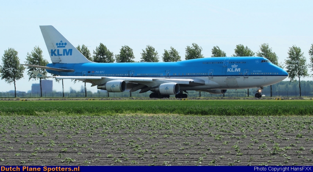 PH-BFC Boeing 747-400 KLM Asia by HansFXX