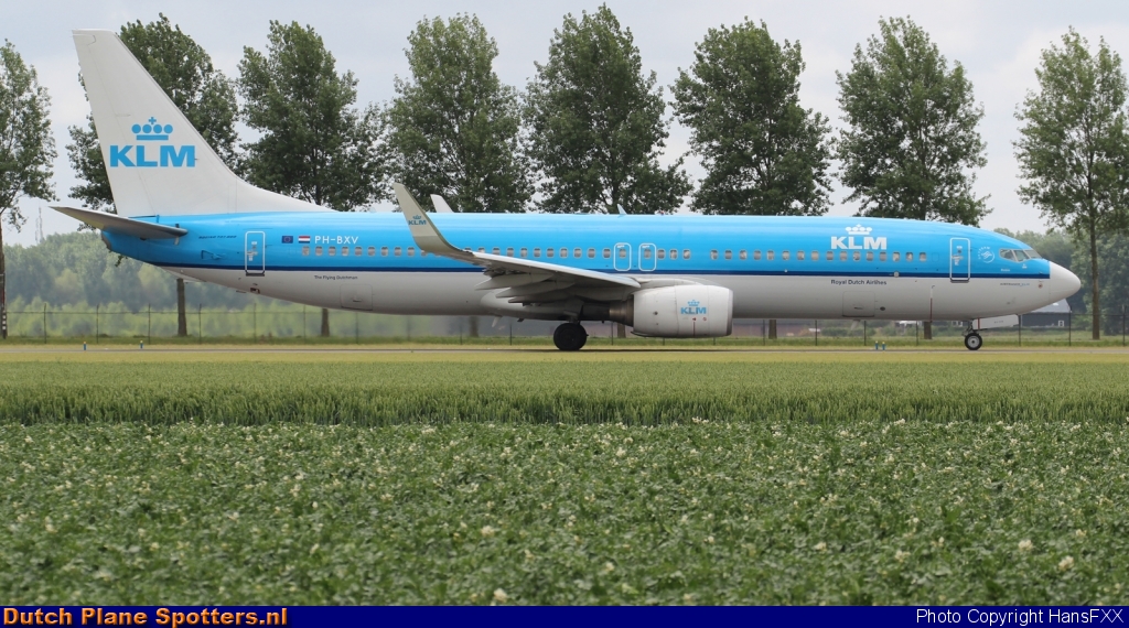 PH-BXV Boeing 737-800 KLM Royal Dutch Airlines by HansFXX