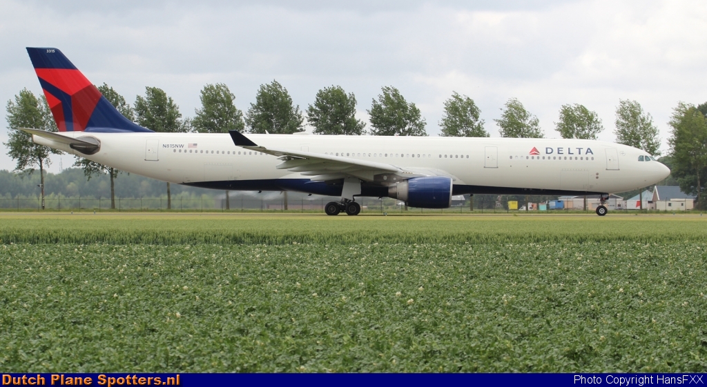 N815NW Airbus A330-200 Delta Airlines by HansFXX