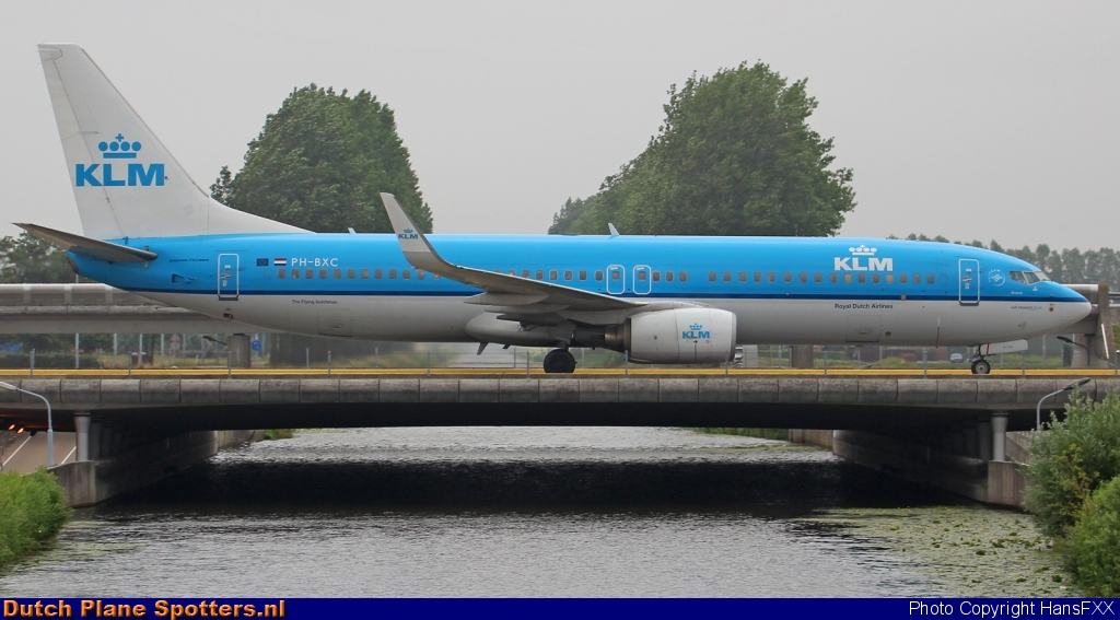 PH-BXC Boeing 737-800 KLM Royal Dutch Airlines by HansFXX