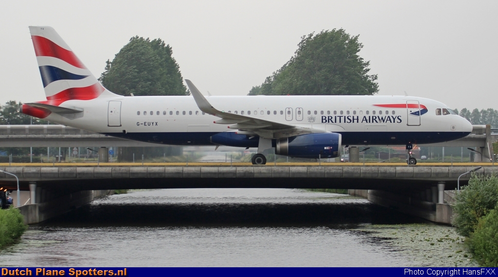 G-EUYX Airbus A320 British Airways by HansFXX
