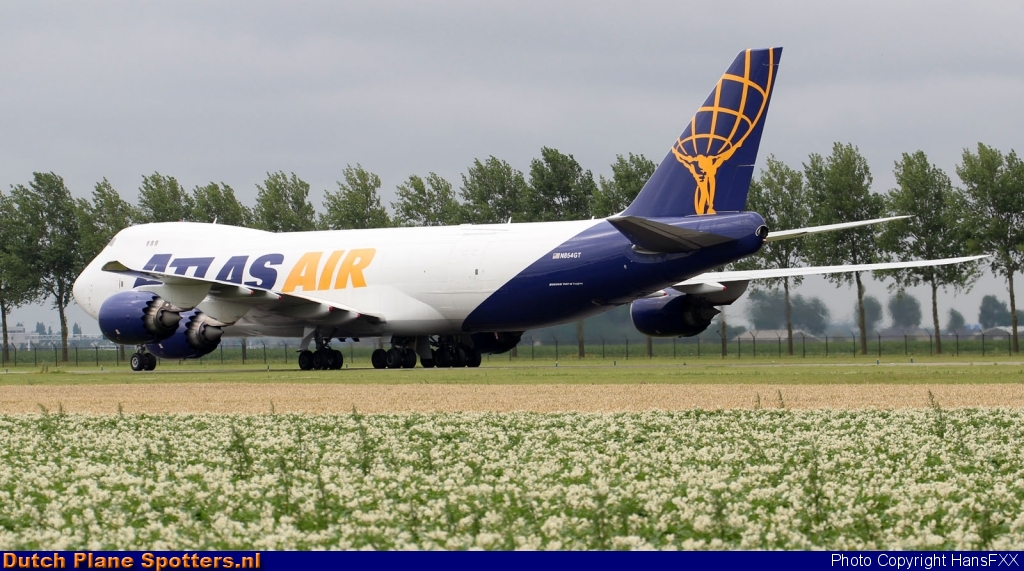 N854GT Boeing 747-8 Atlas Air by HansFXX