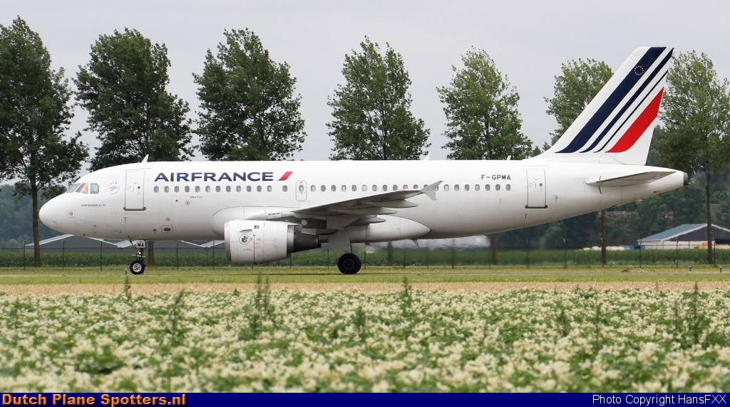 F-GPMA Airbus A319 Air France by HansFXX