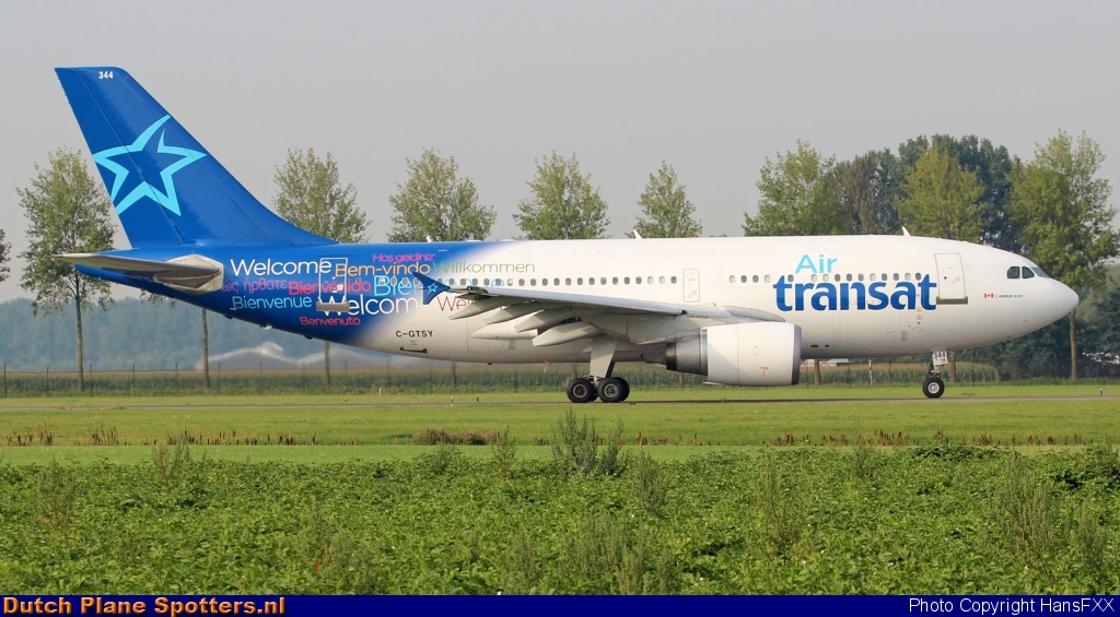 C-GTSY Airbus A310 Air Transat by HansFXX