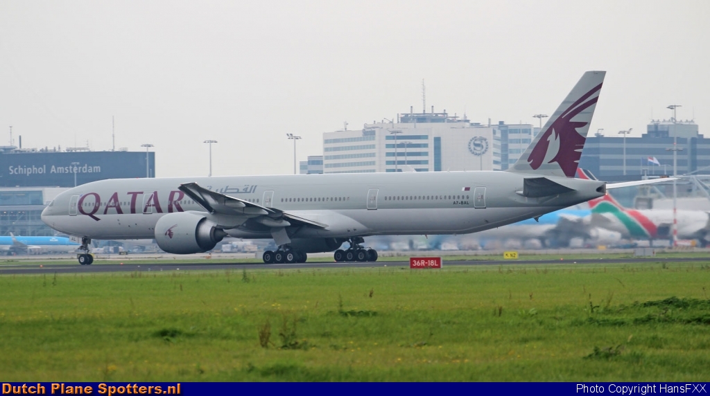 A7-BAL Boeing 777-300 Qatar Airways by HansFXX