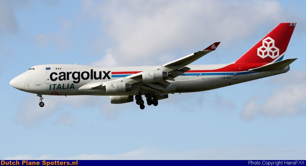 LX-OCV Boeing 747-400 Cargolux by HansFXX