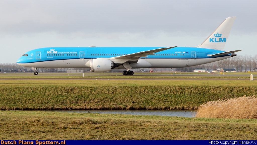 PH-BHD Boeing 787-9 Dreamliner KLM Royal Dutch Airlines by HansFXX