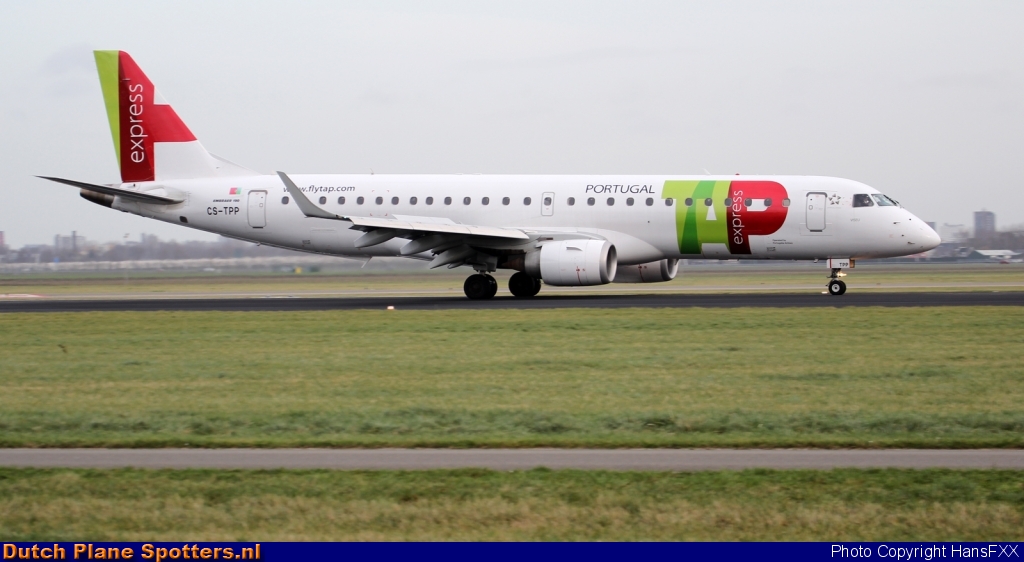 CS-TPP Embraer 190 PGA Portugalia Airlines (TAP Express) by HansFXX