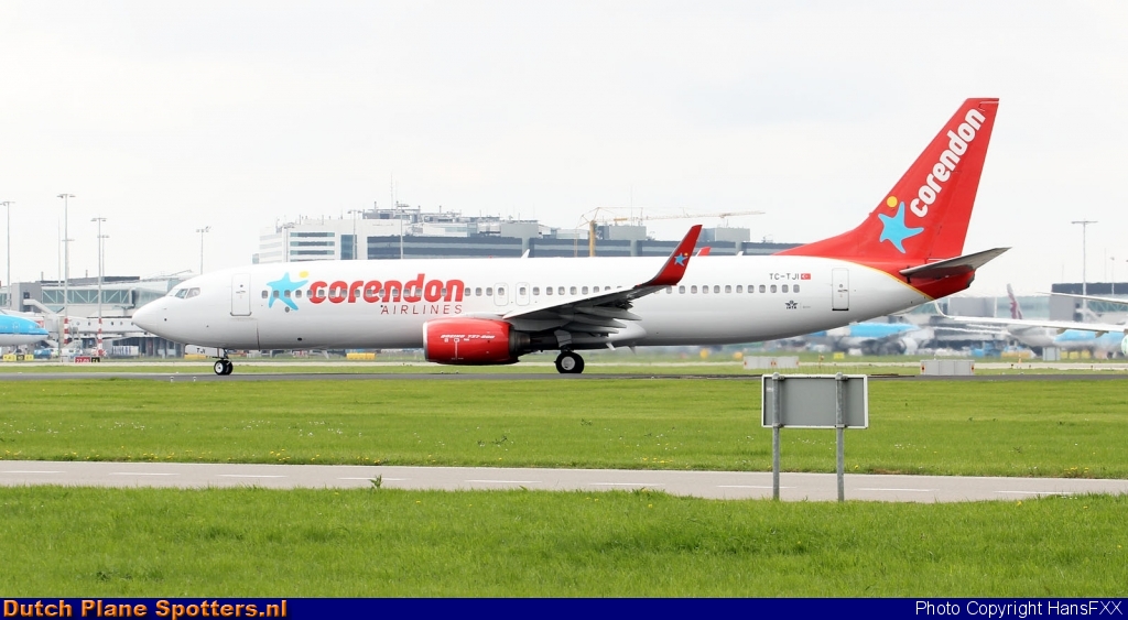 TC-TJI Boeing 737-800 Corendon Airlines by HansFXX