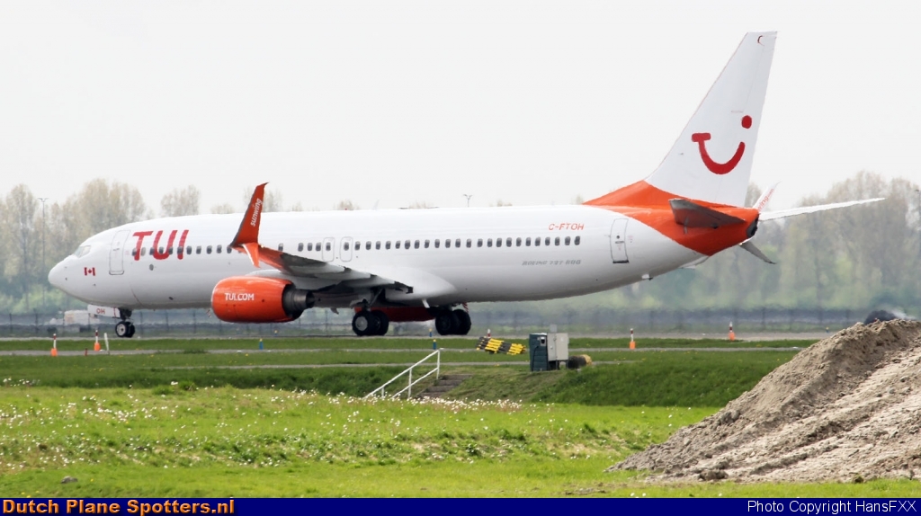 C-FTOH Boeing 737-800 Sunwing Airlines (TUI Airlines Netherlands) by HansFXX