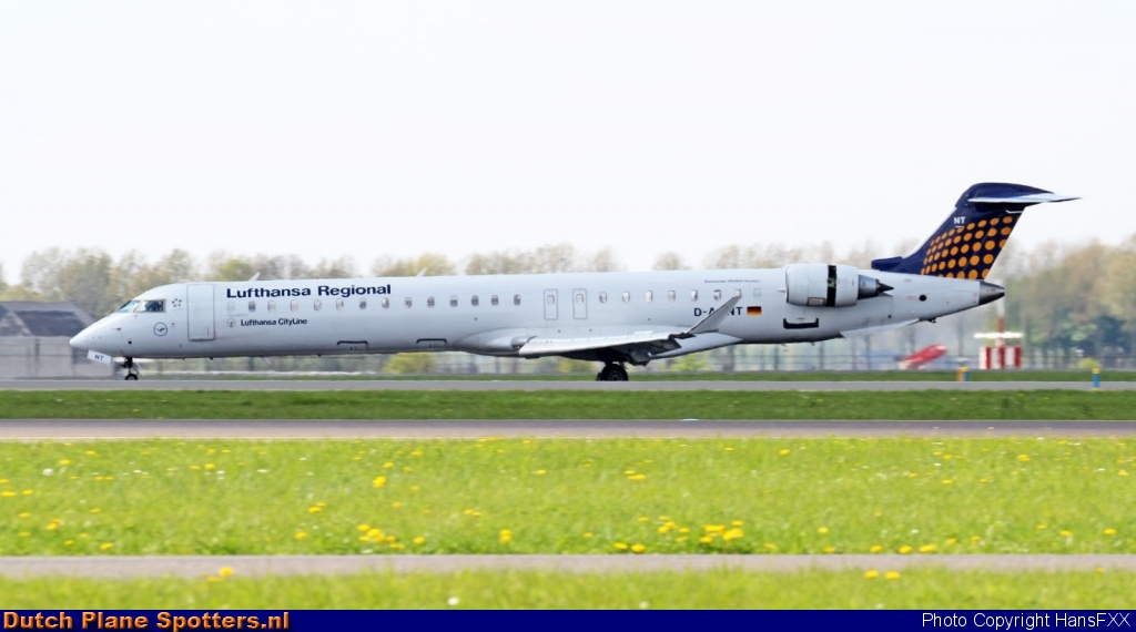 D-ACNT Bombardier Canadair CRJ900 CityLine (Lufthansa Regional) by HansFXX