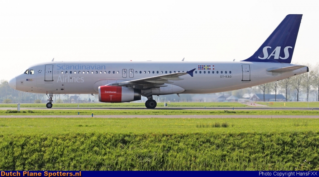 OY-KAO Airbus A320 SAS Scandinavian Airlines by HansFXX