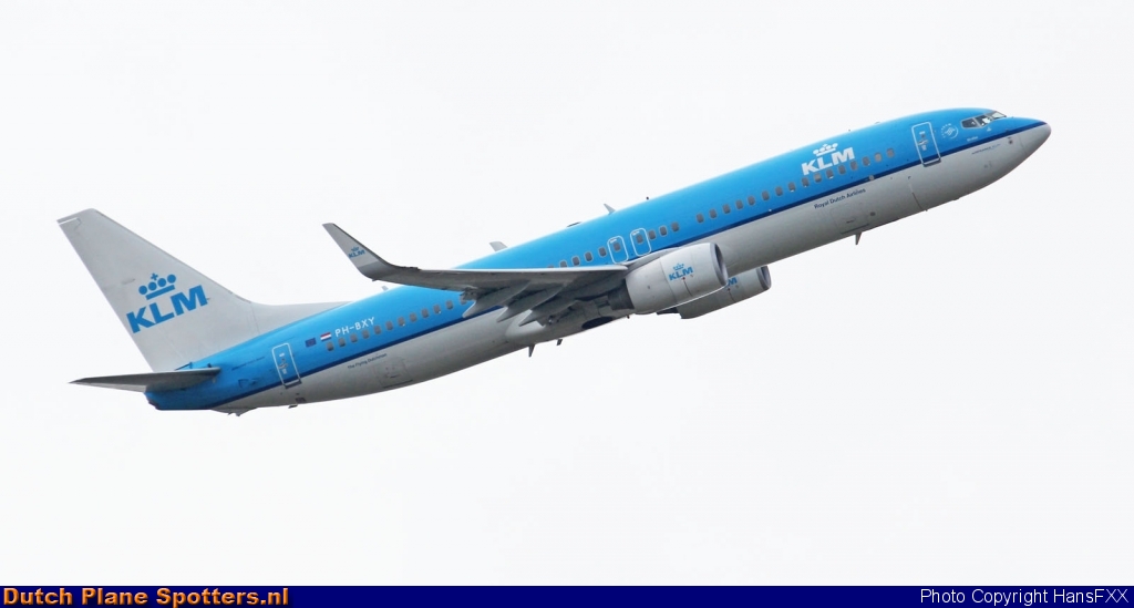 PH-BXY Boeing 737-800 KLM Royal Dutch Airlines by HansFXX