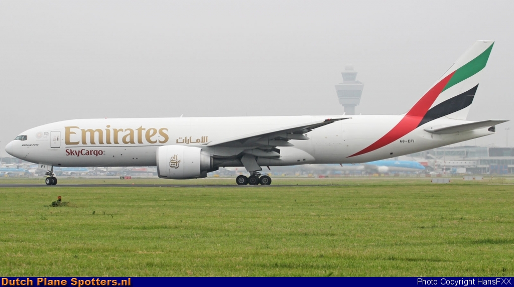 A6-EFI Boeing 777-F Emirates Sky Cargo by HansFXX