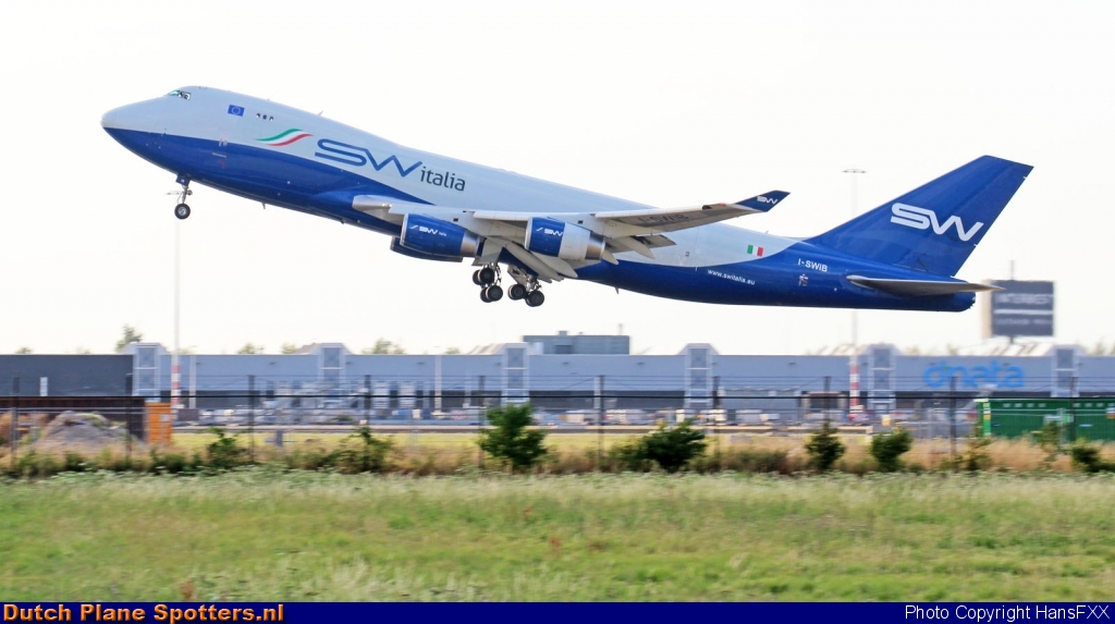 I-SWIB Boeing 747-400 Silk Way Italia Airlines by HansFXX