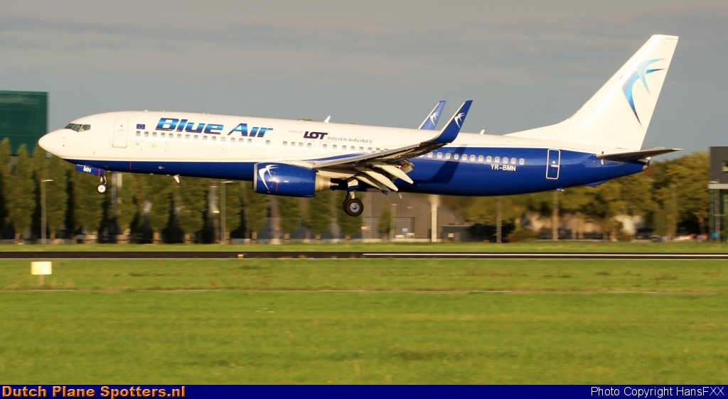 YR-BMN Boeing 737-800 Blue Air (LOT Polish Airlines) by HansFXX