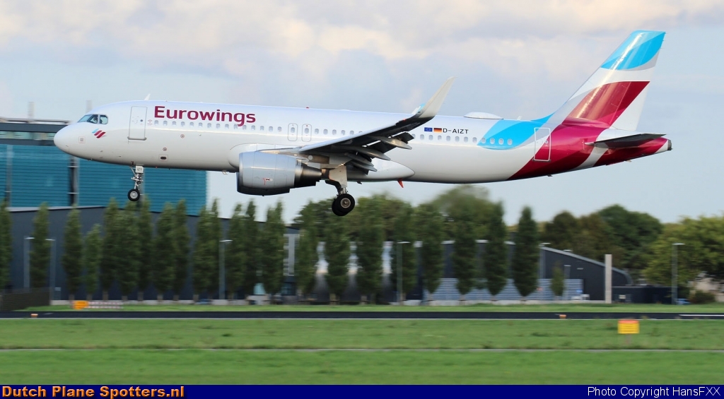 D-AIZT Airbus A320 Eurowings by HansFXX