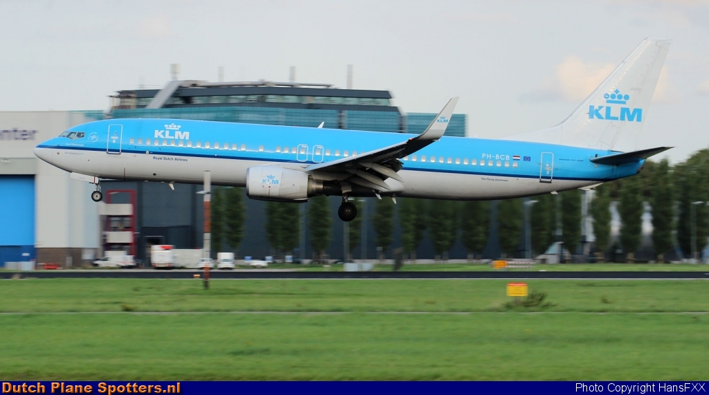 PH-BCB Boeing 737-800 KLM Royal Dutch Airlines by HansFXX