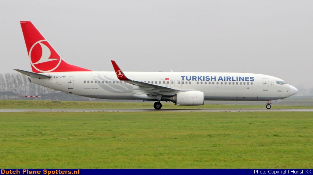 TC-JHV Boeing 737-800 Turkish Airlines by HansFXX