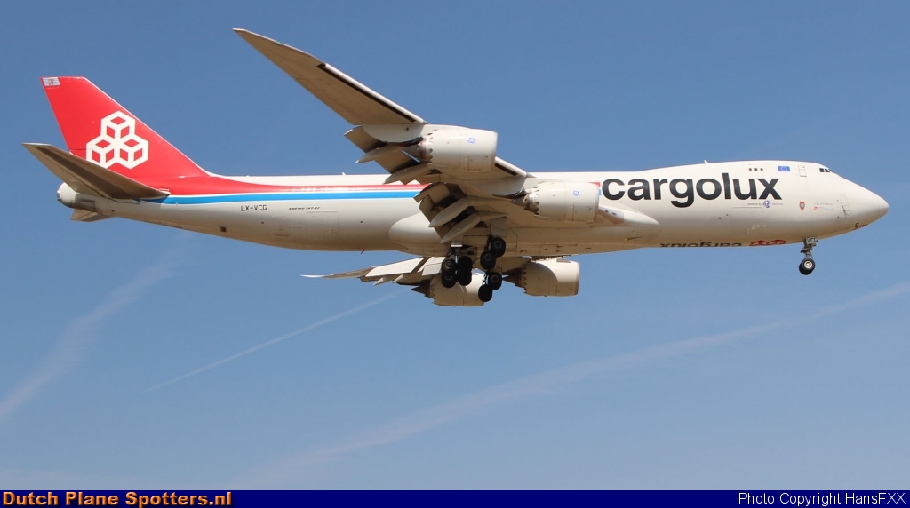 LX-VCG Boeing 747-8 Cargolux by HansFXX