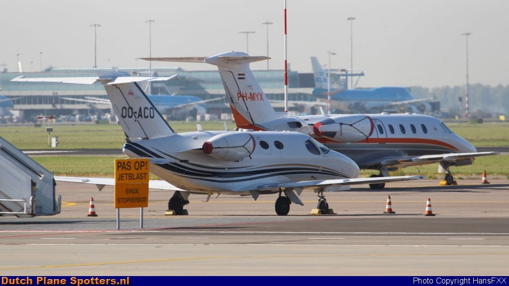 OO-ACO Cessna 510 Citation Mustang Private by HansFXX