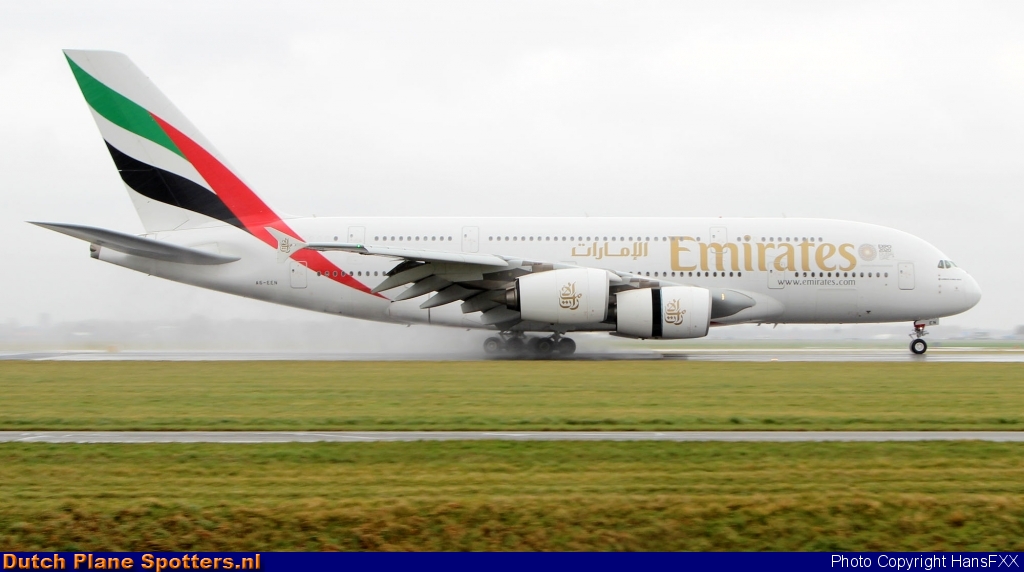 A6-EEN Airbus A380-800 Emirates by HansFXX