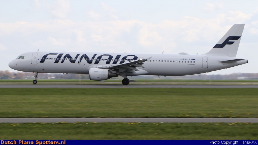 OH-LZA Airbus A321 Finnair by HansFXX