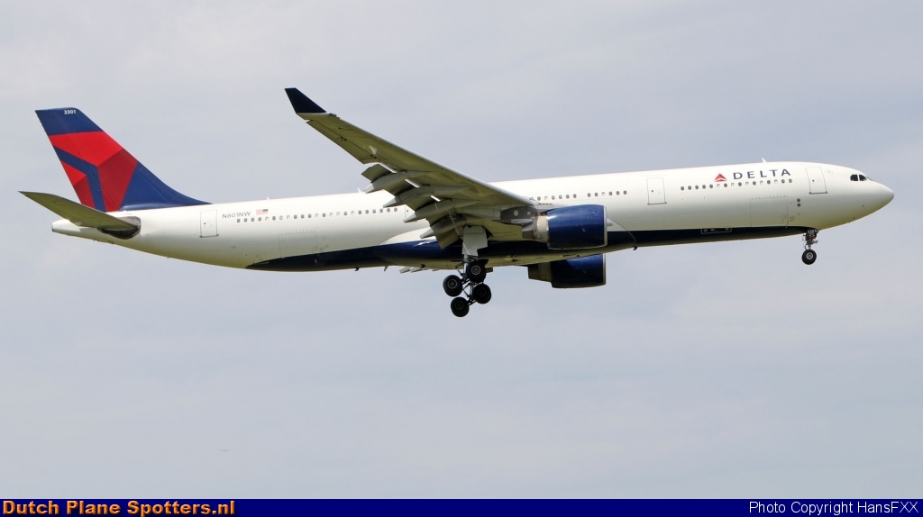 N801NW Airbus A330-200 Delta Airlines by HansFXX