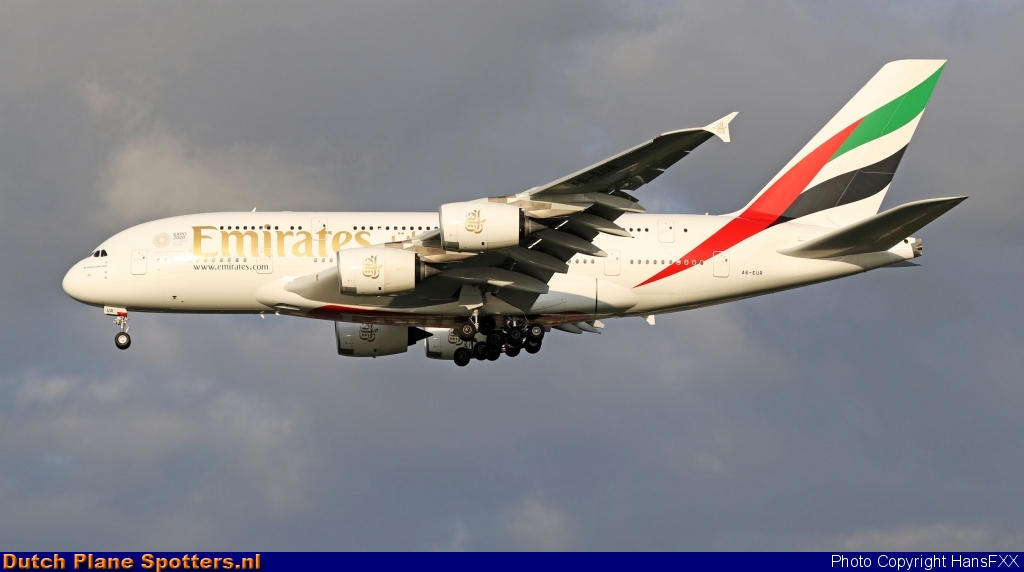 A6-EUR Airbus A380-800 Emirates by HansFXX