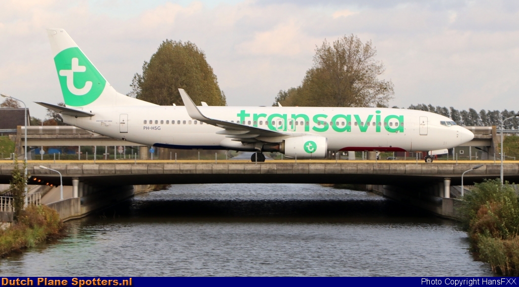 PH-HSG Boeing 737-800 Transavia by HansFXX