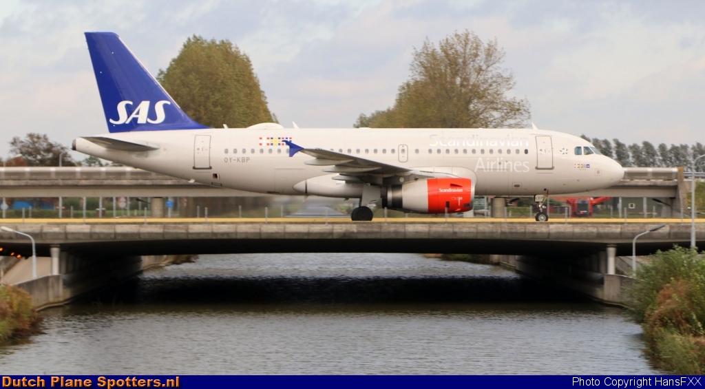 OY-KBP Airbus A319 SAS Scandinavian Airlines by HansFXX